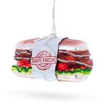 Load image into Gallery viewer, Fresh Sandwich Glass Christmas Ornament