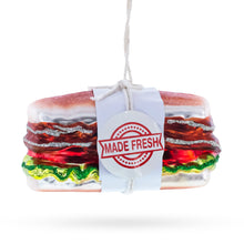 Load image into Gallery viewer, Fresh Sandwich Glass Christmas Ornament