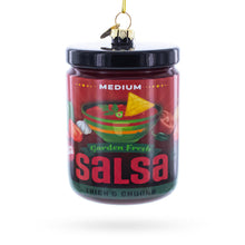 Load image into Gallery viewer, Fresh Salsa Jar Glass Christmas Ornament