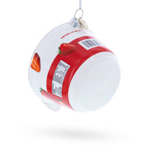 Load image into Gallery viewer, Strawberry Yogurt Glass Christmas Ornament