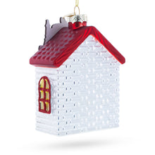 Load image into Gallery viewer, French Cafe with Santa Glass Christmas Ornament
