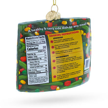 Load image into Gallery viewer, Mixed Vegetables Frozen Box Glass Christmas Ornament