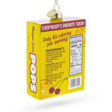 Load image into Gallery viewer, Frozen Popsicle Box Glass Christmas Ornament