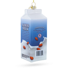 Load image into Gallery viewer, Almond Milk Carton Glass Christmas Ornament