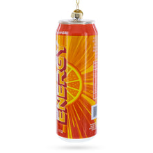 Load image into Gallery viewer, Energy Drink Can Glass Christmas Ornament