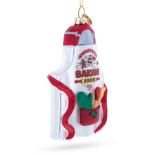 Load image into Gallery viewer, Baker’s Apron Glass Christmas Ornament