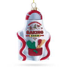 Load image into Gallery viewer, Baker’s Apron Glass Christmas Ornament