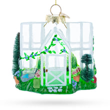 Load image into Gallery viewer, Greenhouse Glass Christmas Ornament