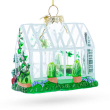 Load image into Gallery viewer, Greenhouse Glass Christmas Ornament