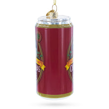 Load image into Gallery viewer, Santa’s Christmas Ale Beer Can Glass Christmas Ornament