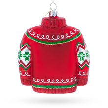 Load image into Gallery viewer, Nordic Sweater Glass Christmas Ornament