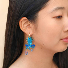 Load image into Gallery viewer, Deep Sea Squid Acrylic Earrings
