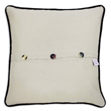 Load image into Gallery viewer, Detroit Hand-Embroidered Pillow by Cat Studio
