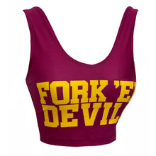 Load image into Gallery viewer, Arizona State ASU Fork 'Em Crop Tank Top