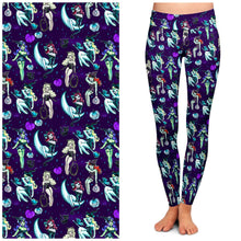 Load image into Gallery viewer, Vintage Witches Dark Leggings by Miss Fluff x Lipstick &amp; Chrome TC2