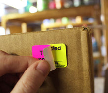 Load image into Gallery viewer, Removable Double-Layer Action™ Quality Control Labels - 1" x 1-1/2"