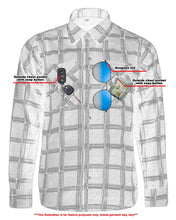 Load image into Gallery viewer, Flannel Shirt - Black, Red and Blue