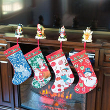 Load image into Gallery viewer, Set of 4 Set of 4 Tapestry Christmas Stockings