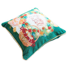 Load image into Gallery viewer, Set of 2 Happy Easter &amp; Easter Eggs Throw Pillow Covers
