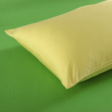 Load image into Gallery viewer, Tache 100% Cotton Solid Banana Yellow Duvet Cover Set (2-3PDUV-YB)