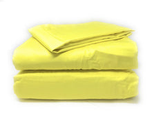 Load image into Gallery viewer, Tache 100% Cotton Neon Yellow Solid Duvet Cover Set (2-3PDUV-Yellow)