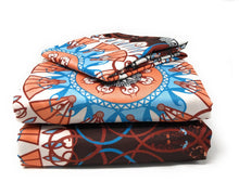 Load image into Gallery viewer, Tache Burgundy Palace Paisley Medallion Duvet Cover Twin (2810)