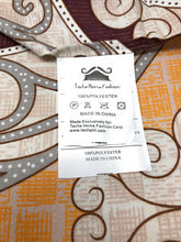 Load image into Gallery viewer, Tache Maroon Mandala Damask Duvet Cover Set Twin (2131)