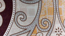 Load image into Gallery viewer, Tache Maroon Mandala Damask Duvet Cover Set Twin (2131)