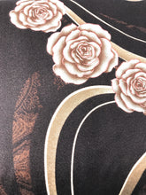 Load image into Gallery viewer, Tache Melted Gold Brown Floral Duvet Cover Twin (2815)