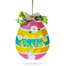 Load image into Gallery viewer, Illuminated LED Wooden Easter Egg Hanging Decor