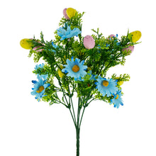 Load image into Gallery viewer, Easter Egg &amp; Floral Bouquet – Artificial Spring Flowers with Decorative Speckled Eggs