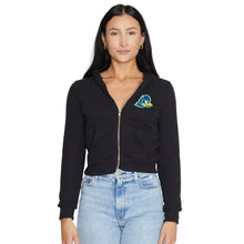 Load image into Gallery viewer, Delaware Blue Hens Waffle Knit Zip Up Hoodie