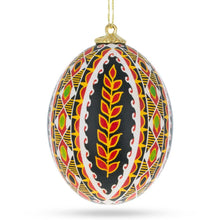 Load image into Gallery viewer, Authentic Blown Real Eggshell Ukrainian Easter Egg Pysanka Ornament