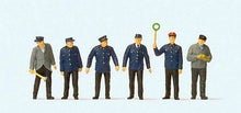 Load image into Gallery viewer, Preiser 10584 HO Scale German (DB) Railroad Personnel pkg(6)