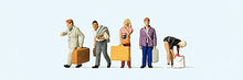 Load image into Gallery viewer, Preiser 10670 HO Scale At the Train Station - Era III -- pkg(5)
