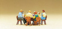 Load image into Gallery viewer, Preiser 10282 HO Scale Pedestrians -- Family Sitting in Garden