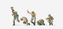 Load image into Gallery viewer, Preiser 16540 HO Scale Military - German Army WWII Unpainted Figures Mortar Crew