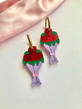 Load image into Gallery viewer, Bouquet of Roses Acrylic Earrings