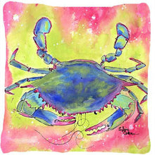 Load image into Gallery viewer, Crab Decorative   Canvas Fabric Pillow