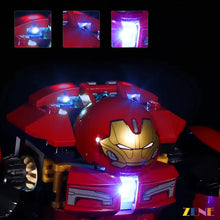 Load image into Gallery viewer, Light Kit for LEGO The Hulkbuster Smash-Up #76104
