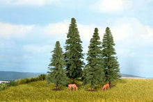 Load image into Gallery viewer, Noch 25432 All Scale Fir Trees -- 1-9/16 to 3-1/8" 4 - 8cm pkg(4)