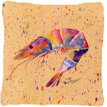 Load image into Gallery viewer, Shrimp Decorative   Canvas Fabric Pillow