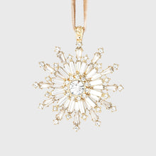 Load image into Gallery viewer, Dazzling snowflake hanging ornament, crystal