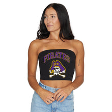 Load image into Gallery viewer, ECU Pirates Black Tube Top