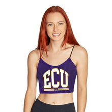 Load image into Gallery viewer, ECU Pirates Purple Spaghetti Tank