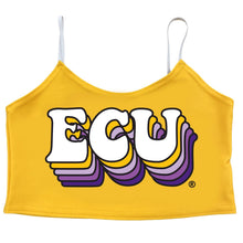 Load image into Gallery viewer, ECU Pirates Yellow Spaghetti Tank
