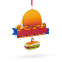 Load image into Gallery viewer, Chicago Skyline with Hot Dog Resin Christmas Ornament