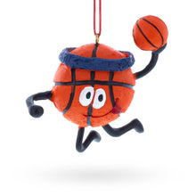 Load image into Gallery viewer, Basketball Character with Headband Resin Christmas Ornament