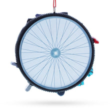Load image into Gallery viewer, Born to Ride Cyclist Gear Resin Christmas Ornament