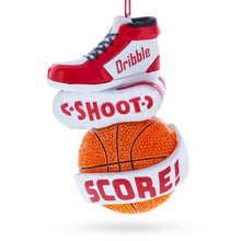 Load image into Gallery viewer, Basketball Shoe Shoot Score Sports Resin Christmas Ornament